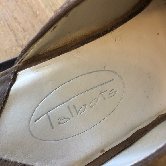 Talbots Clogs Mules Leather Suede Size 6N Narrow - Picture 8 of 10